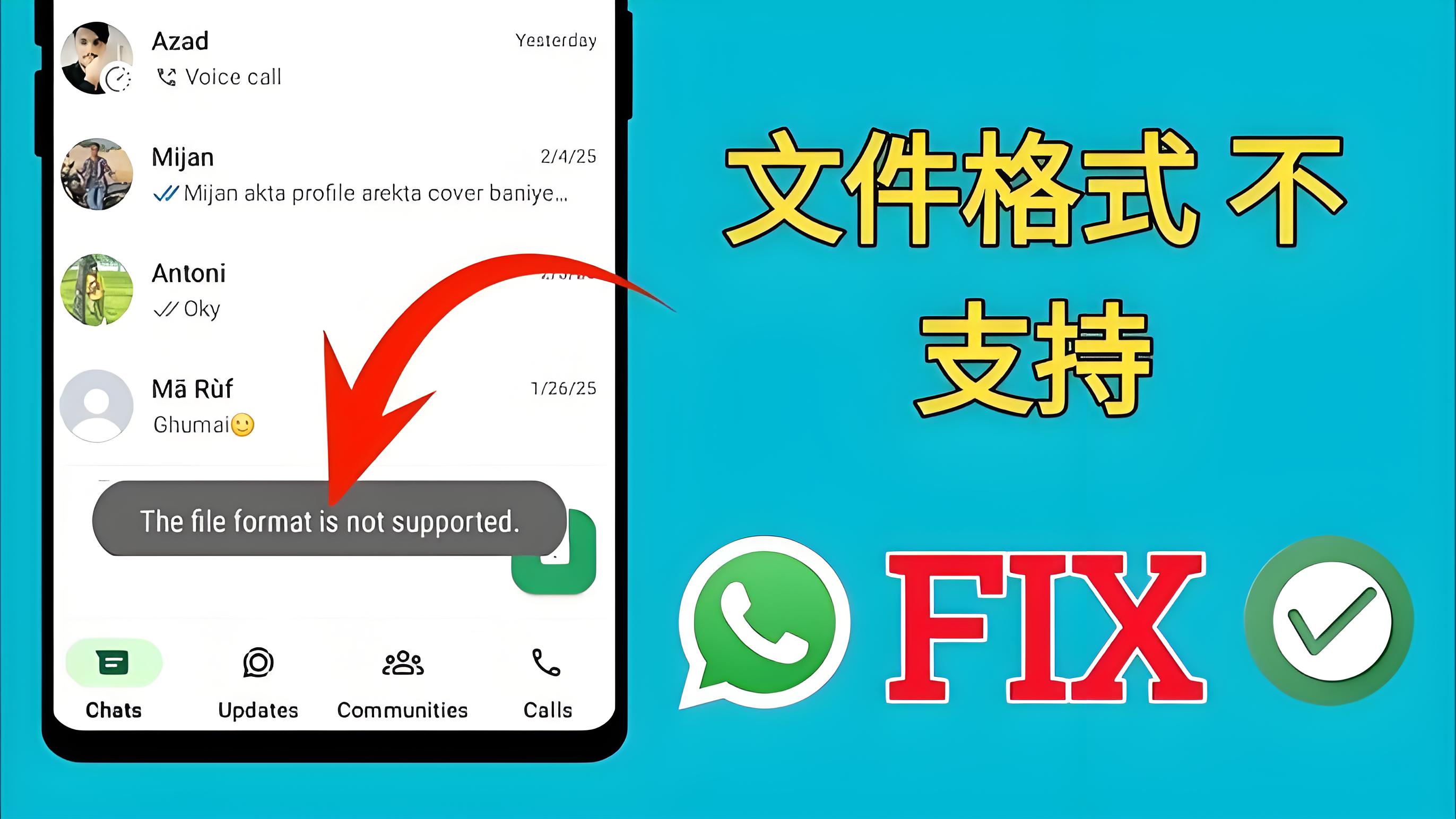 WhatsApp支持档案类型超乎想象！
