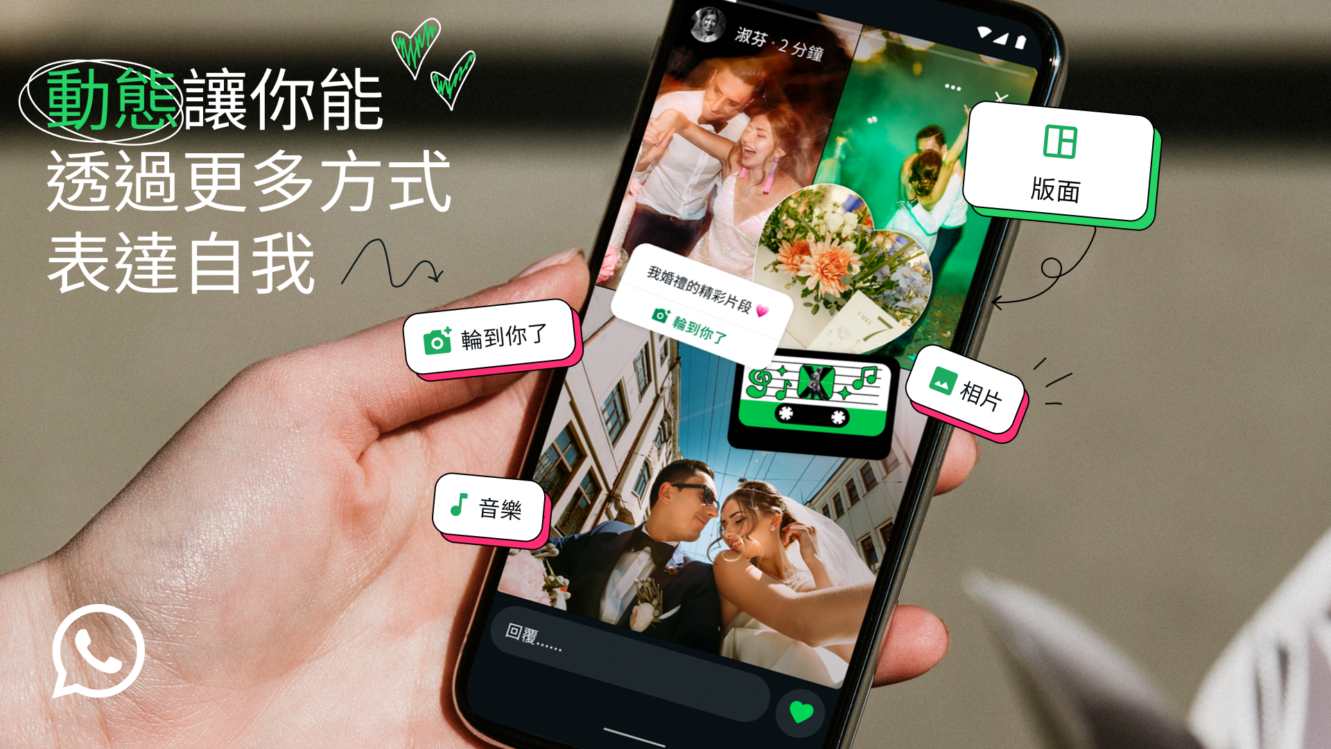 在動態上展現自我的更多方式